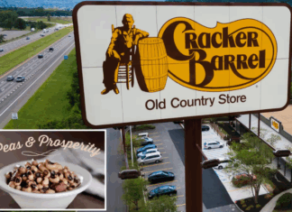 Cracker Barrel Drops Black-Eyed Peas Dish